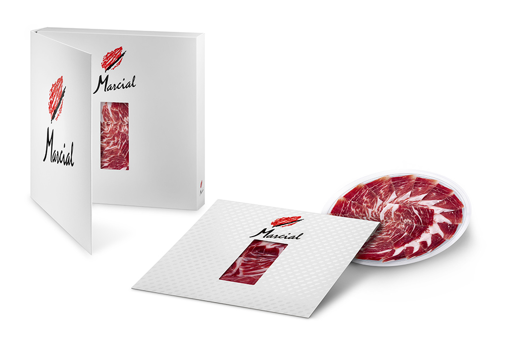 caja jamón loncheado a mano