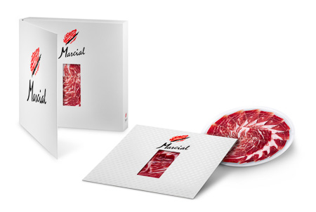 Marcial five-plate hand-carved Ibérico Ham gift box