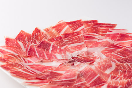 Lonchas de Jamón Máximum con una excepcional infiltración de grasa