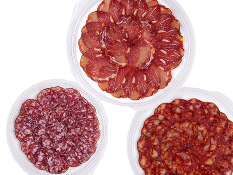 Marcial five-plate ibérico cured meats and saussages<br />
