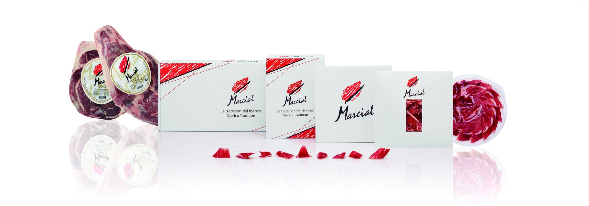 Selection of Marcial Ibérico products in different formats
