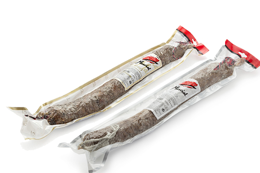 Chorizo y Salchichón ibéricos Marcial oro y plata enteros